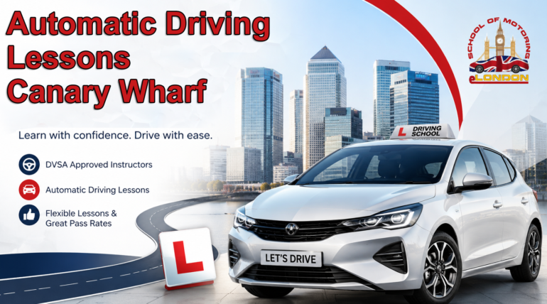 Automatic Driving Lessons Canary Wharf