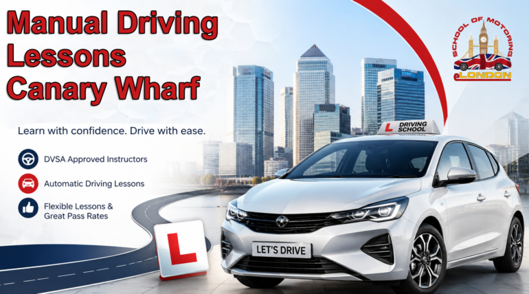 Manual Driving Lessons Canary Wharf