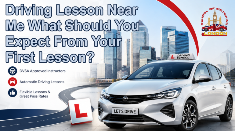 Driving Lesson Near Me What Should You Expect From Your First Lesson?